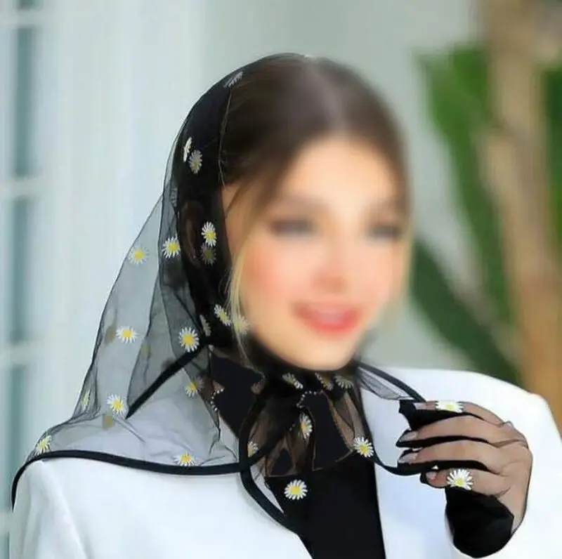 مدل بستن شال و روسری