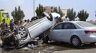 مصدومیت 8 مسافر با واژگونی خودرو در زنجان