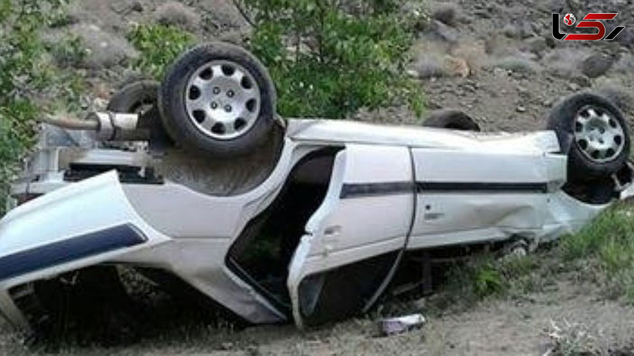 واژگونی پژو پارس با یک کشته و 2 مجروح در"کازرون" 