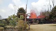 فوران آتشفشان از داخل یک خانه + عکس و فیلم
