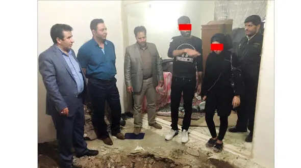 نقشه زن بی وفا برای خوشگذرانی / مرد مشهدی در اتاق دفن شده بود ! + عکس تلخ