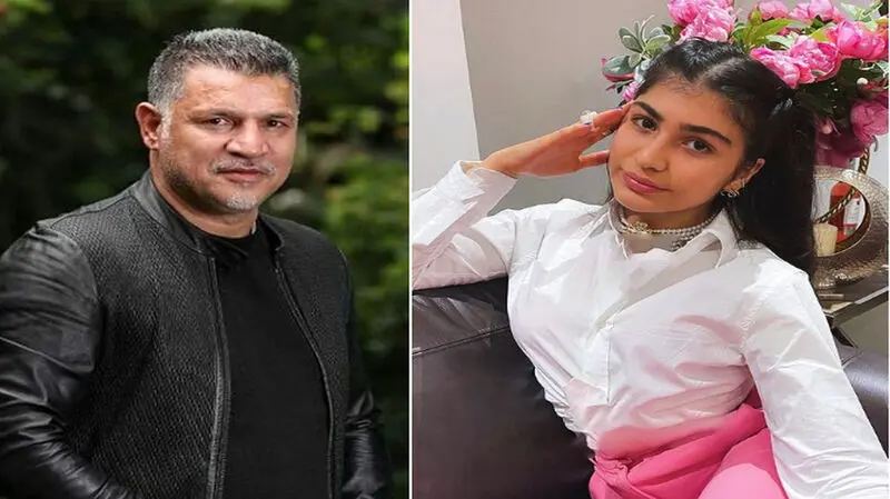 علی دایی با دخترش
