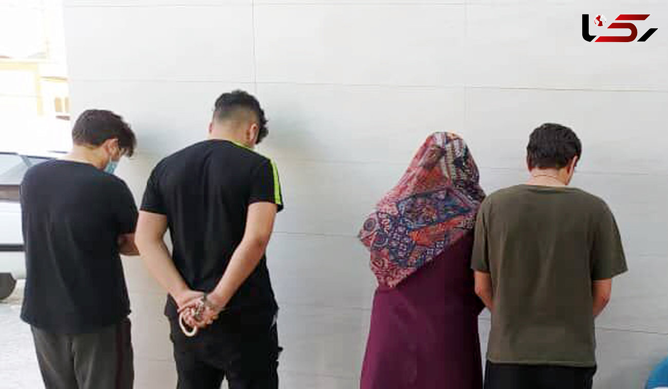 دستگیری یک زن و 3 مرد که خرمشهری ها را به تباهی می کشاندند + عکس