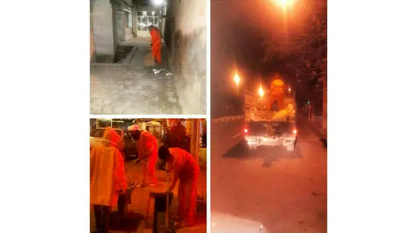 60 طلبه در یک شب رفتگر شدند / در گناباد رخ داد + عکس 