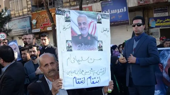 برگزاری مراسم بزرگداشت سردار شهید سلیمانی در شیراز + فیلم و عکس