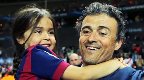 پیام انریکه به دختر 9 ساله اش اشک همه را در آورد /  سرطان ژانیتا را از او گرفت+عکس