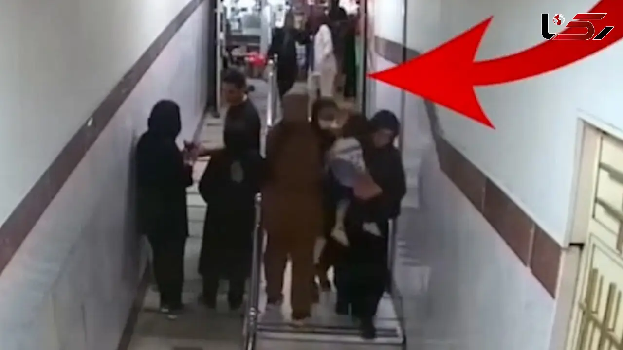 ویدئویی شوکه‌کننده از درمانگاه امام رضا(ع) کرمانشاه / زن سارق در نقش بیمار بود