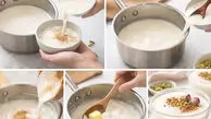 طرز تهیه فرنی نرم و کرمی برای افطار/ پاسخ به سوالات کاربران
