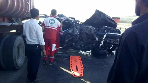 تصادف مرگبار کاپرا با تریلی + عکس