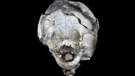 بقایای نوزادانی ۲ هزار ساله با کلاه ایمنی کشف شد +عکس