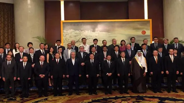  استقبال بی نظیر از معاون رییس جمهور ایران در چین+عکس