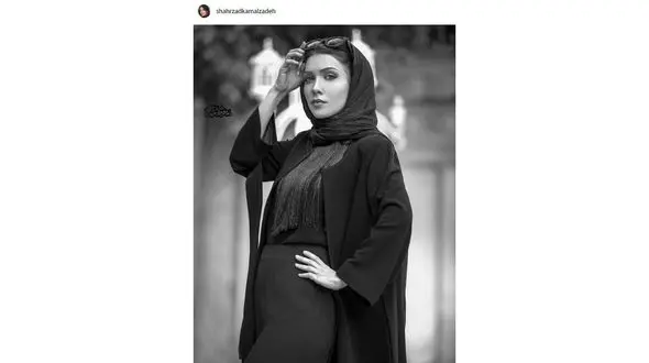 ژست عجیب شهرزاد بازیگر خسته از بهار! +عکس