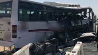 تصادف مرگبار اتوبوس کارگران با کامیون/7 مرد کشته شدند + عکس