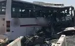 تصادف مرگبار اتوبوس کارگران با کامیون/7 مرد کشته شدند + عکس