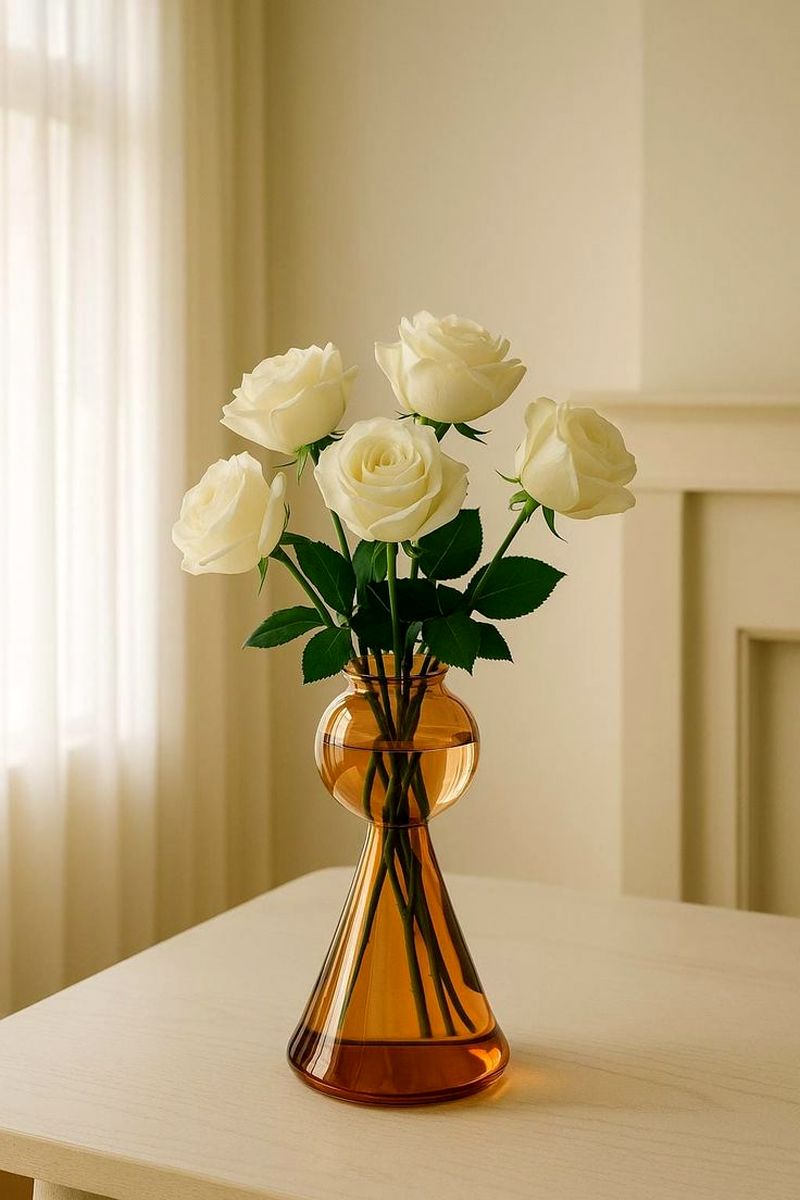 گلدان شیشه ای رومیزی جدید