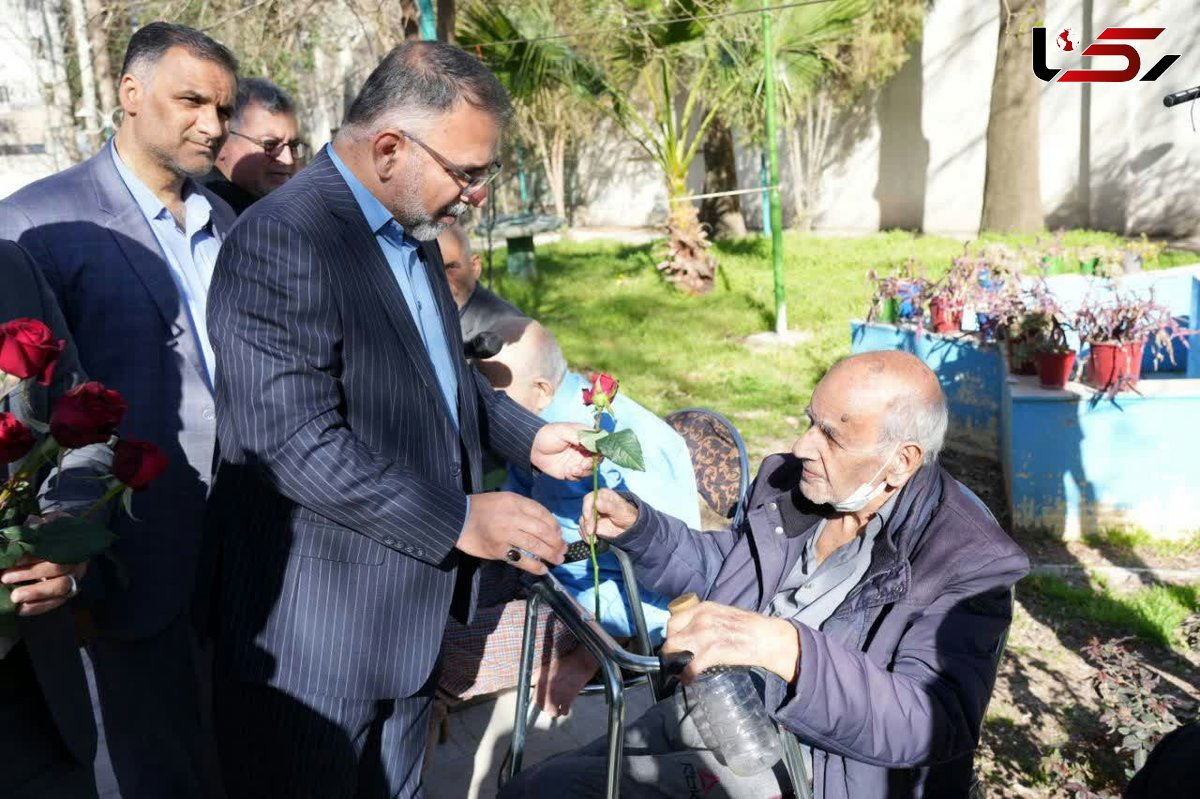 دیدار نوروزی استاندار لرستان با سالمندان و کودکان پرورشگاهی خرم‌آباد 