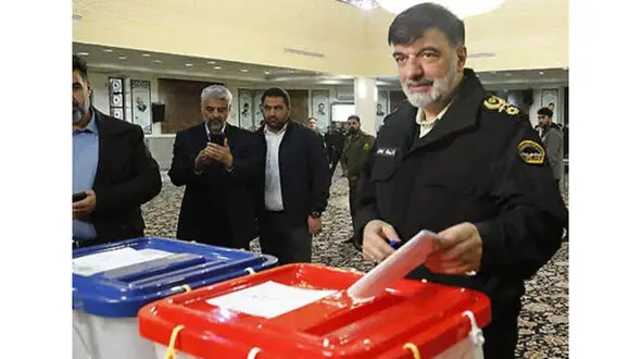 انتخابات در امنیت کامل در حال برگزاری است +حضور مسئولان پلیس 