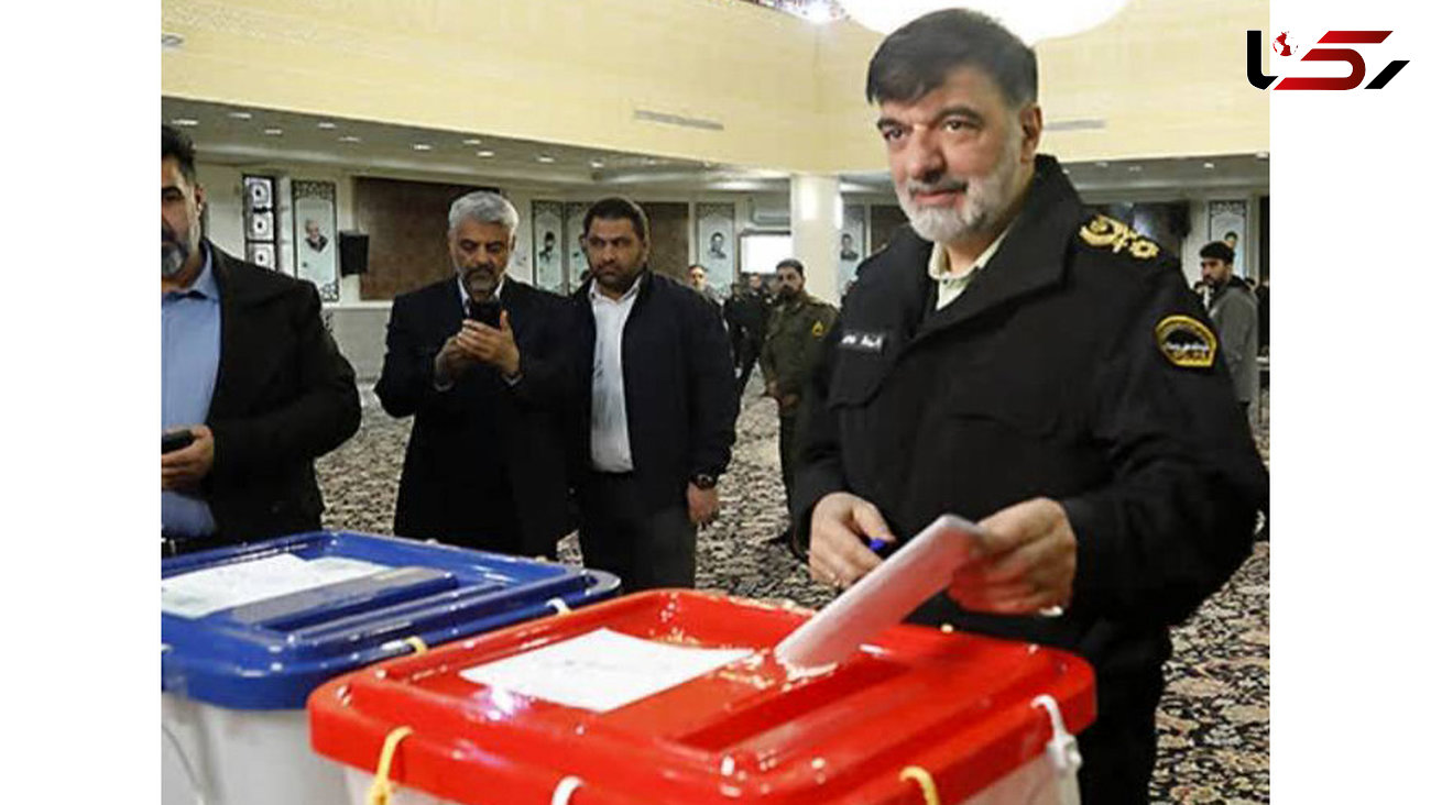انتخابات در امنیت کامل در حال برگزاری است +حضور مسئولان پلیس 