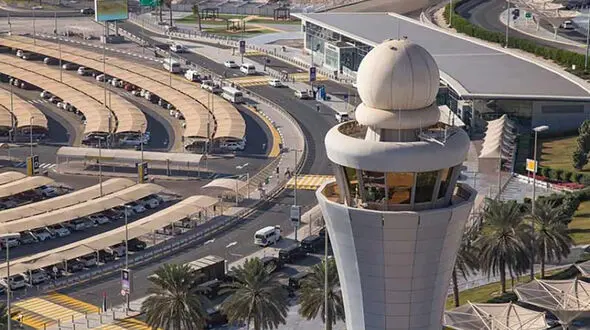 فیلم هولناک از آتش سوزی در فرودگاه ابوظبی