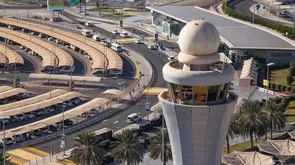 فیلم هولناک از آتش سوزی در فرودگاه ابوظبی