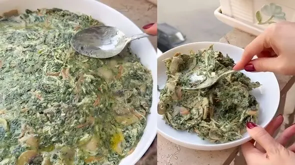 طرز تهیه ساندویچ اسفناج گردو / فیلم