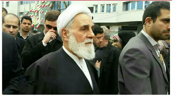 حضور ناطق نوری در راهپیمایی 22 بهمن