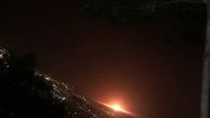 مشاهده نور عجیب یک انفجار در شرق تهران / همه جا نارنجی شد + فیلم