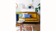 مبلمان زرد رنگ ایده ای ناب برای خانه ای شاد+عکس