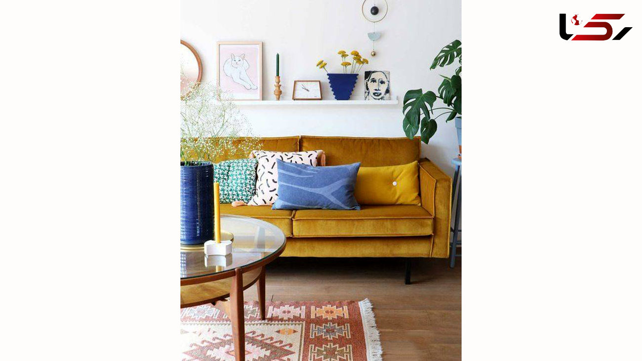 مبلمان زرد رنگ ایده ای ناب برای خانه ای شاد+عکس