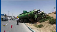 تصادف زنجیره ای وحشتناک در اصفهان/ تانکر سوخت بلوا به پا کرد