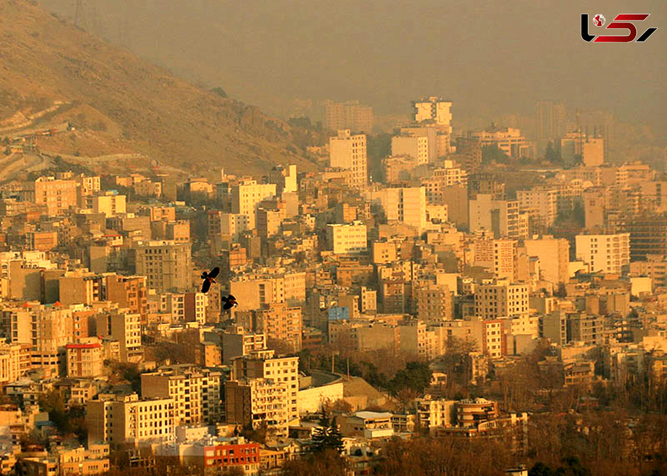 شاخص آلودگی هوای تهران به 155 رسید