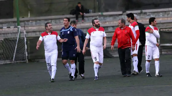 دعوای 2 پرسپولیسی پرسپولیس در بازی دوستانه + عکس ها