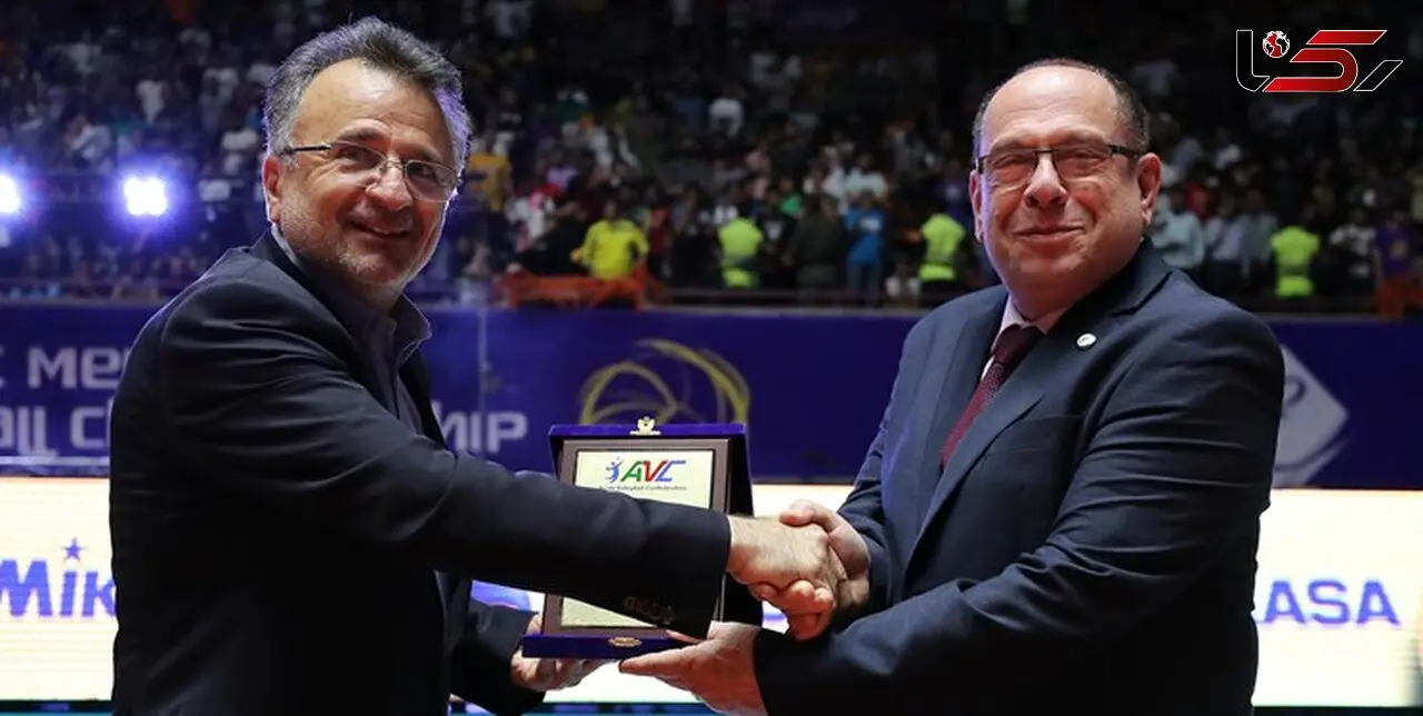  AVC ایران را سوپرایز کرد؛ اهدای لوح سپاس کنفدراسیون والیبال آسیا به داورزنی
