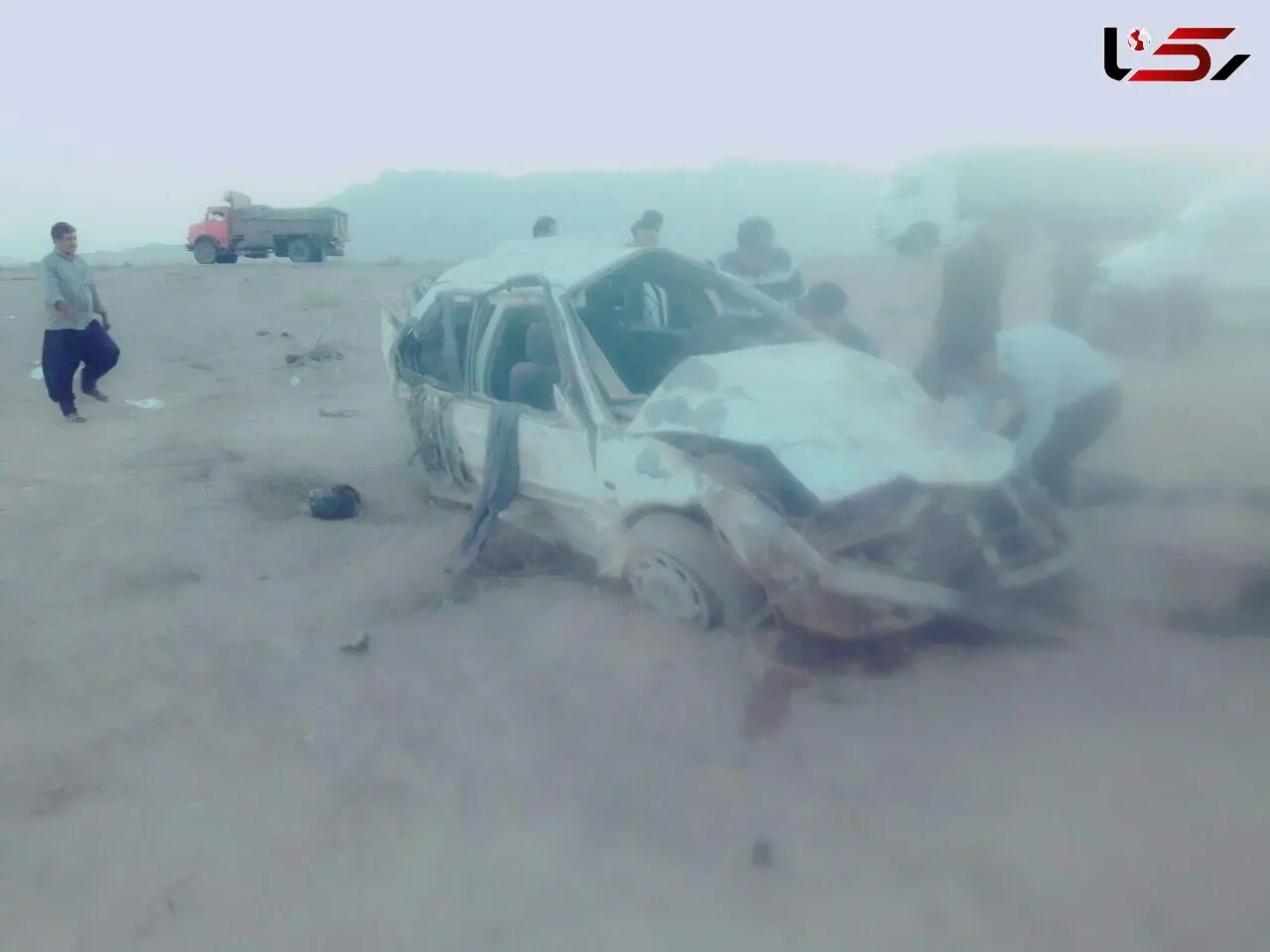 پژو مچاله شد / 4 کشته و 11 مجروح در محور مهریز-انار + عکس 