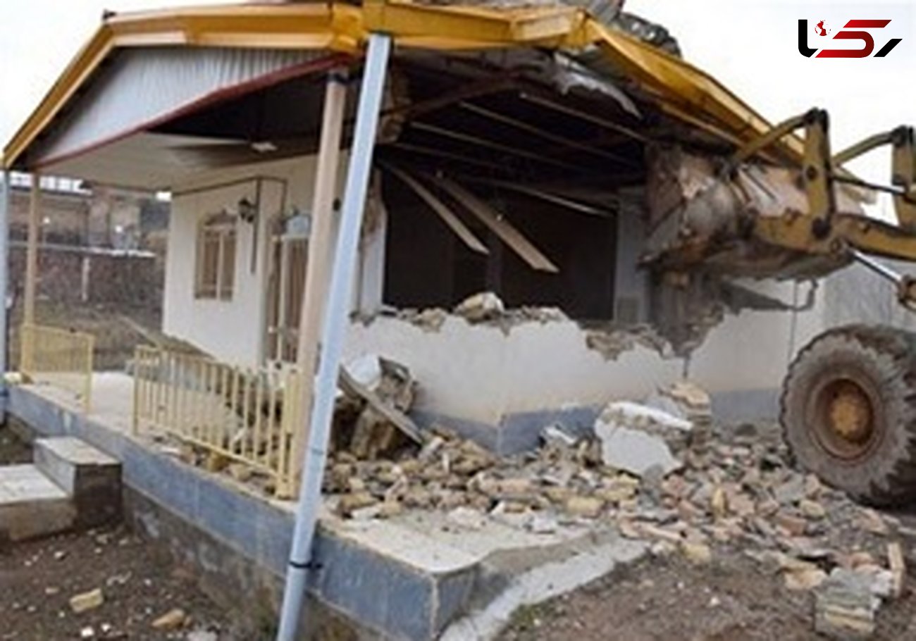 تخریب ساخت و سازهای غیرقانونی در الیگودرز