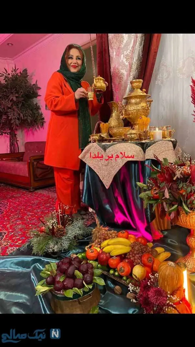 عکس یلدایی بهنوش بختیاری