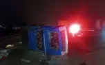 تصادف هولناک نیسان با 14 سرنشین در آزادگان / 3 کشته و 11 نفر مصدوم شدند