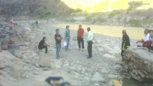 مرگ دردناک 3 جوان در رودخانه قزل اوزن + عکس 