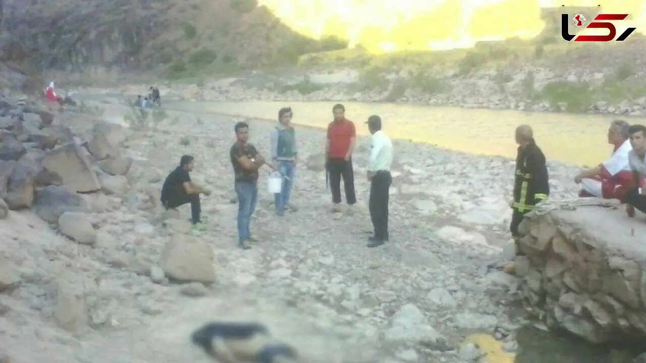 مرگ دردناک 3 جوان در رودخانه قزل اوزن + عکس 