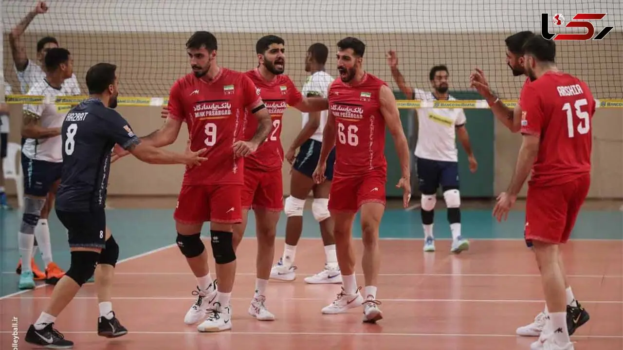 ساعت دقیق بازی تیم ملی ایران و برزیل در لیگ ملت های والیبال