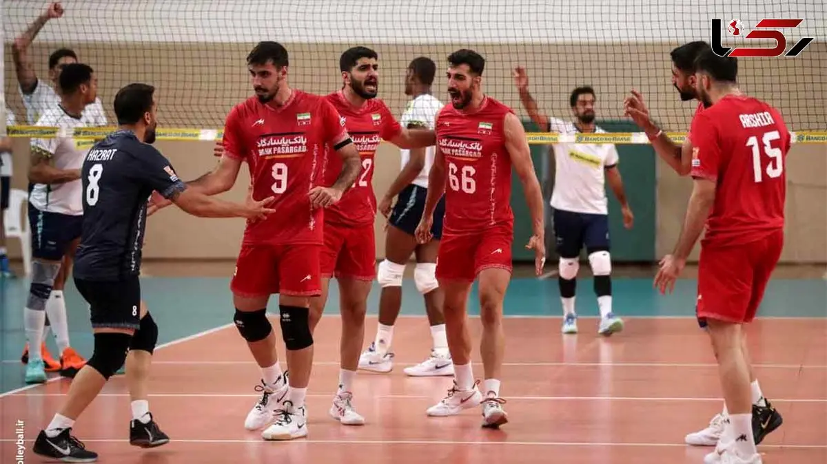 ساعت دقیق بازی تیم ملی ایران و برزیل در لیگ ملت های والیبال