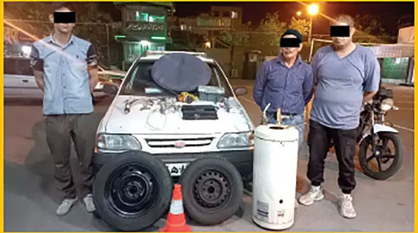 بازداشت بلند قدترین دزد + عکس و اعترافات