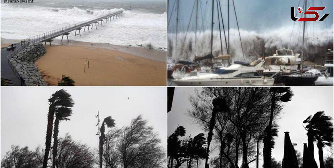 توفان مرگبار اسپانیا را درنوردید