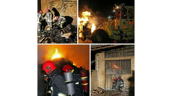 عکس های تکاندهنده از یک آتش سوزی در مشهد / همه چیز خاکستر شد