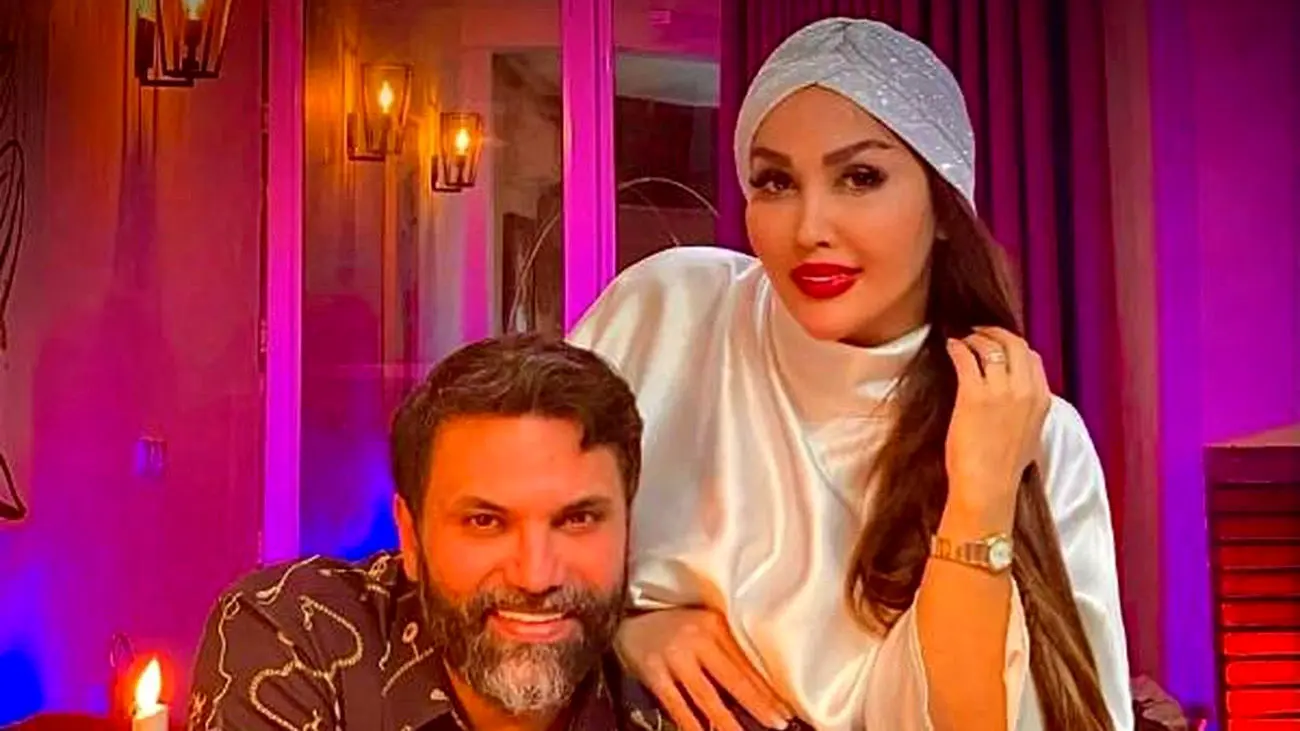 اعتراض شدید به لباس های علیرضا نیکبخت و همسرش ! / قیمت میلیاردی اما جگرسوز + عکس 