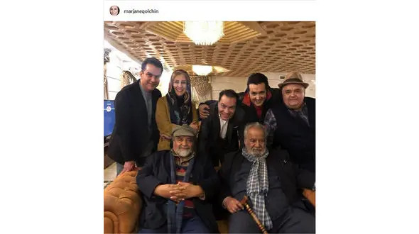 نوشته اینستاگرامی خانم بازیگر برای ناصر ملک مطیعی