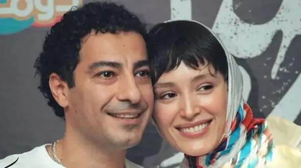فیلم /دلبری  فرشته حسینی از همسرش نوید محمدزاده : هر وقت نقش عاشقانه بازی میکردم و نگاه عاشقانه داشتم فقط به نوید فکر می کردم !
