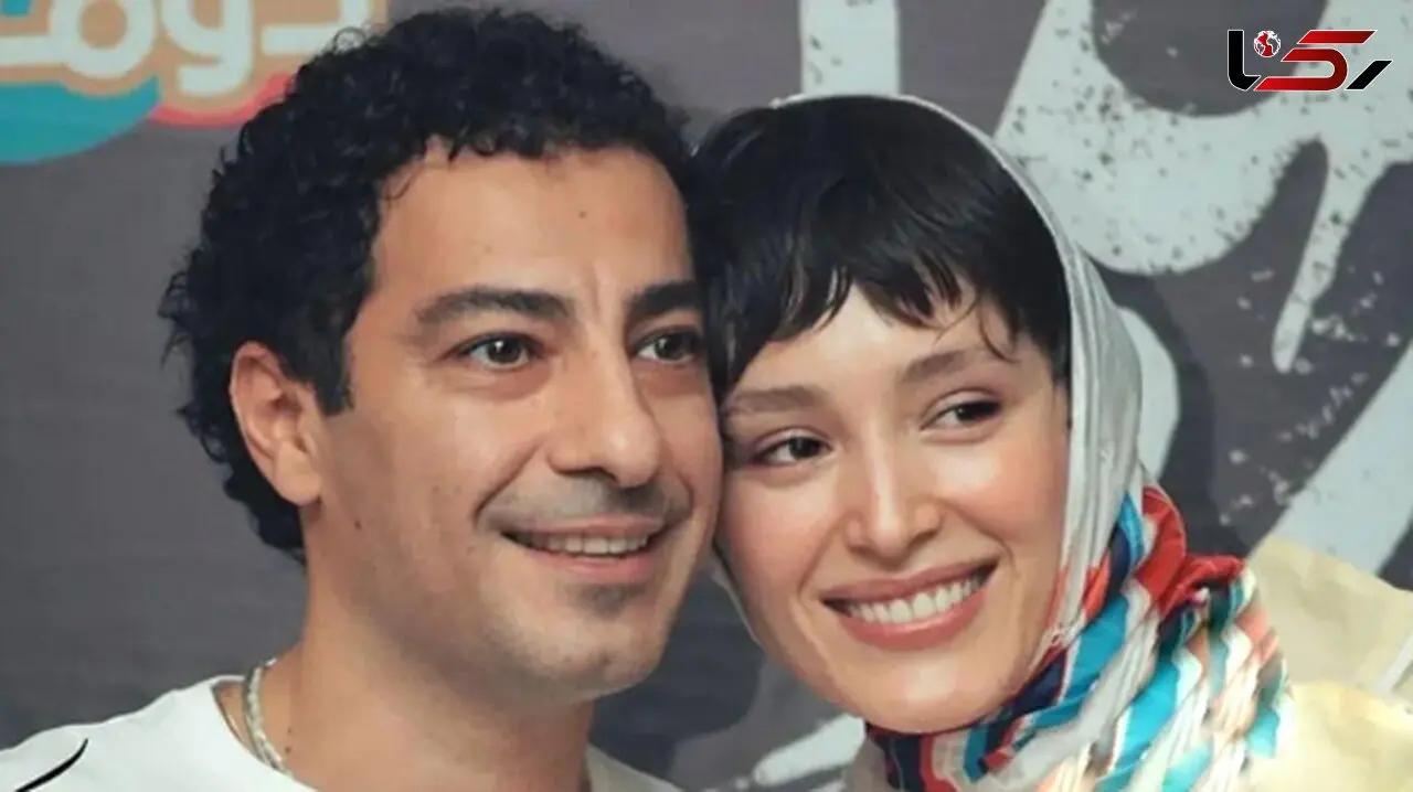فیلم /دلبری  فرشته حسینی از همسرش نوید محمدزاده : هر وقت نقش عاشقانه بازی میکردم و نگاه عاشقانه داشتم فقط به نوید فکر می کردم !