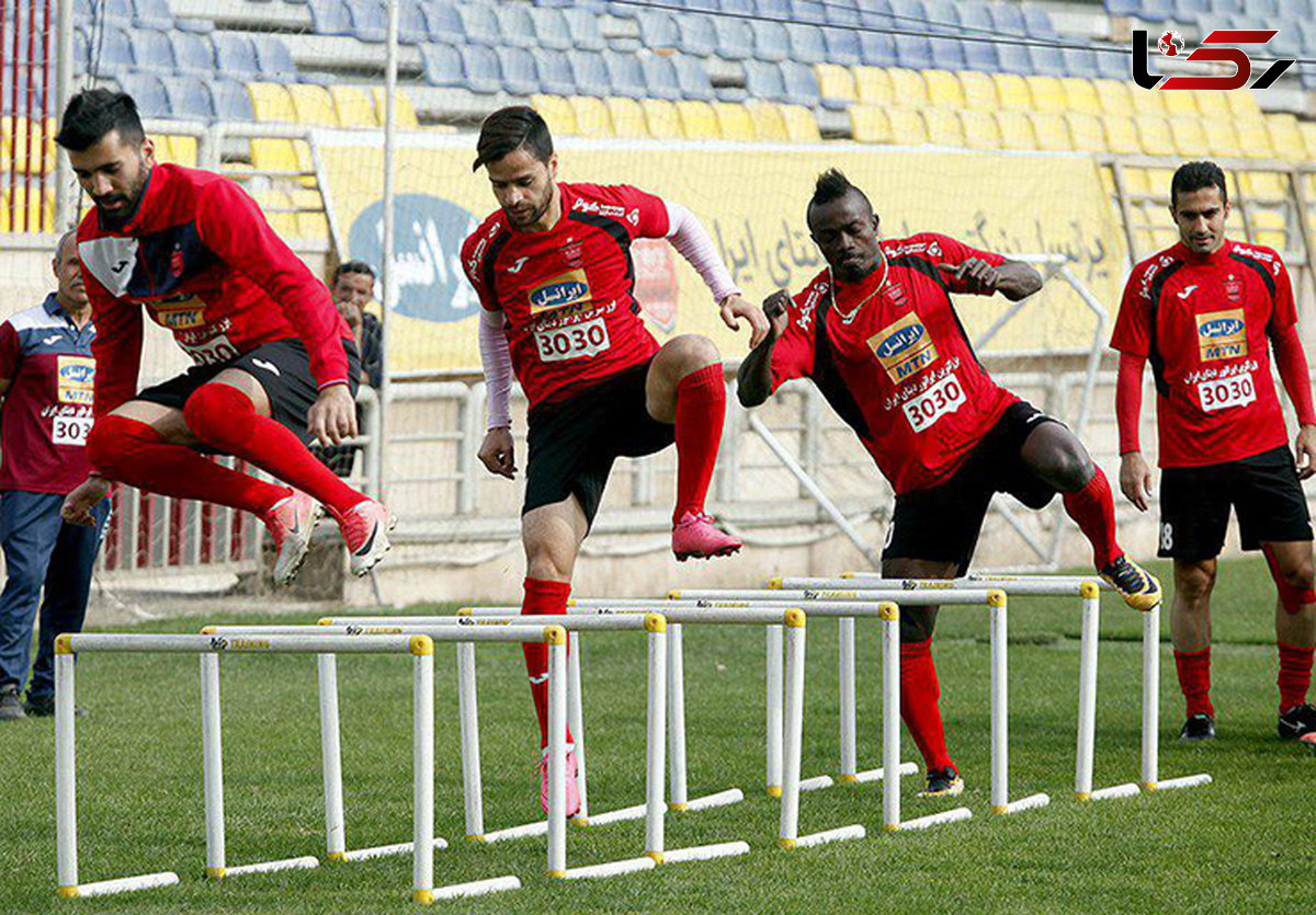 پرسپولیس و اردوی تهران با تمرینات فشرده