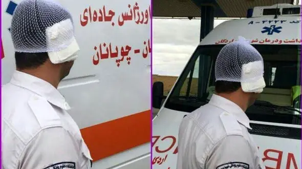 اقدام زشت یا تکنسین اورژانس در اردکان + عکس 